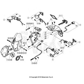 SUPPORTO CRUSCOTTO BLACK ALP 4.0 4T