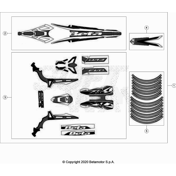 DECALCO PARAFANGO EVO 2T SS