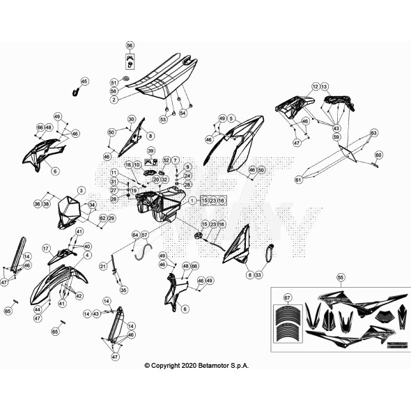 DECALCO CERCHI RR 2T RACING