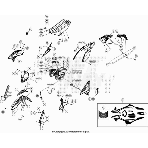 PARAFANGO ANTERIORE BLACK RR