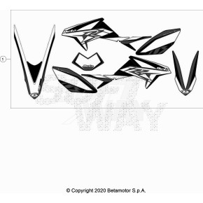 DECALCO SERIE COMPLETA RED RR 2T