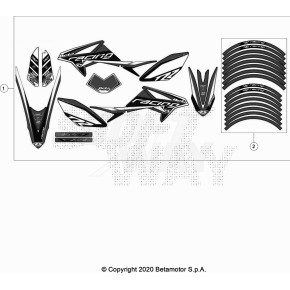DECALCO SERIE COMPLETA - KIT - ENDURO RR