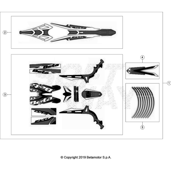 DECALCO CERCHI EVO 2T SS 007.43.144.82.00