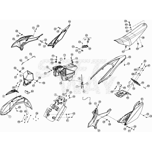 SELLA CMPL RR ENDURO/MOTARD