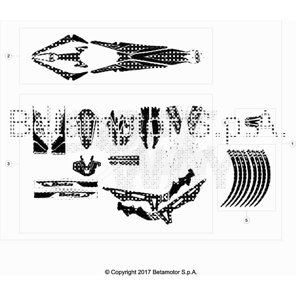DECALCO PARAFANGO POSTERIORE