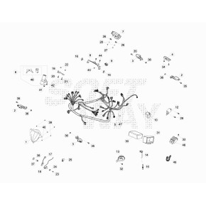 SUPPORTO STRUMENTO D.40 MOTARD *NERO*