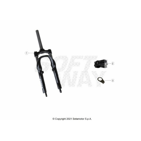 ATTACCO MANUBRIO COMPLETO